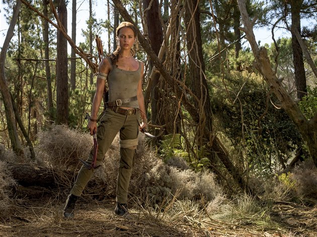 Alicia Vikanderová ve filmu Tomb Raider (2018)
