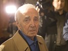 Šansoniér a herec Charles Aznavour dorazil na zahájení Febiofestu. (15. března...