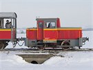 Malá polská lokomotiva po rekonstrukci září na trati Jemnice - Moravské...