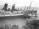 Korunní princezna Martha při riskantní záchraně 553 lidí z německé lodi...