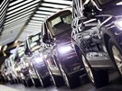 Kontrolní linka automobilky Volkswagen v n�meckém Wolfsburgu. (8. b�ezna 2018)
