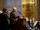 Na Praském hrad se konal slavnostní koncert k znovuzvolení prezidenta Miloe...
