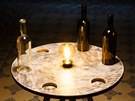 Stolek pro vinaře (či pivaře) s osvětlením. Autorka Vendula Brendlová, vítězka...