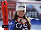 Italská lyaka Sofia Goggiaová ovládla v Aare poslední superobí slalom v...
