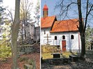 Kaple na kopci Kalvárie u Maenic v Luických horách slouila poutníkm do roku...