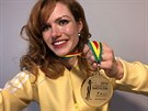 Gabriela Koukalová prodala svoji medaili.