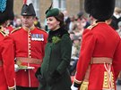 Thotná vévodkyn Kate na oslavách dne svatého Patrika (Londýn, 17. bezna 2018)