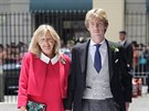 Nmecký princ Christian Hannoverský a jeho matka Chantal Hochuli (Lima, 16....