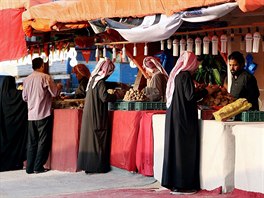 Lanýže prodávané na tržišti Ar-Raj pocházejí většinou ze severní Afriky. Kuvajt...
