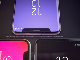 Samsung Galaxy S9 s výezem displeje