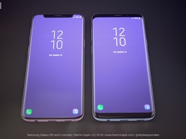 Samsung Galaxy S9 s výezem displeje