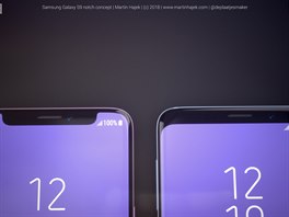 Samsung Galaxy S9 s výezem displeje