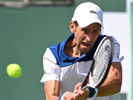 Novak Djokovi na turnaji v Indian Wells.