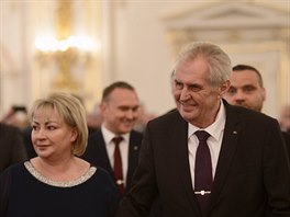 Na Pražském hradě se konal slavnostní koncert k znovuzvolení prezidenta Miloše...