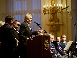 Na Pražském hradě se konal slavnostní koncert k znovuzvolení prezidenta Miloše...