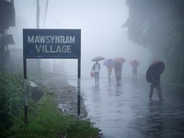 Mawsynram v Indii, nejdeštivější místo na světě