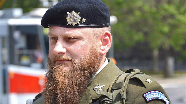 Martin Zapletal, bývalý vojenský policista a válený veterán z Kosova a Kuvajtu