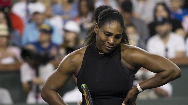 Serena Williamsov na turnaji v Indian Wells.