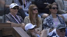 Semifinálové utkání tenisového turnaje v Indian Wells mezi Rogerem Federerem a...