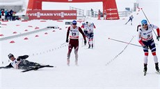 TSNÝ FINI. O vítzi 50km závodu v Oslu se rozhodovalo v cílové rovince. Z...