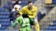Radim �ezník z Plzn� (v zeleném) a Pavel Vyhnal ze Zlína.