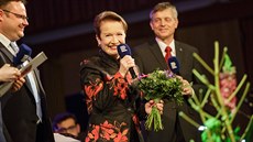 Hereka Hana Maciuchová na festivalu Prix Bohemia Radio.