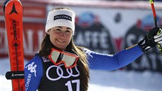 Italská lyaka Sofia Goggiaová ovládla v Aare poslední superobí slalom v...