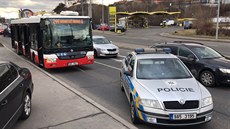 Policie vyšetřuje střelbu u smíchovského nádraží (13.3.2018)