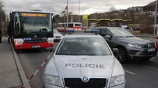 Policie vyšetřuje střelbu u smíchovského nádraží (13.3.2018)