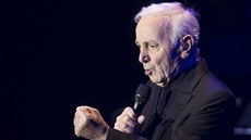 Charles Aznavour v praském Kongresovém centru (16. bezna 2018)