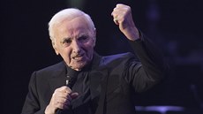 Charles Aznavour v praském Kongresovém centru (16. bezna 2018)