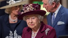 Královna Albta II. (Londýn, 12. bezna 2018)