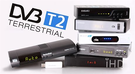 Testovan DVB-T2 set-top boxy pohromad.