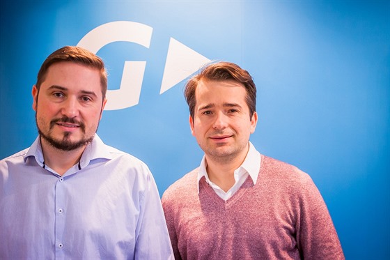 Generální editel GoPay Michal Babouek (vlevo) a zakladatel firmy...