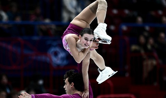 Anna Duková a Martin Bida na MS v Milán.