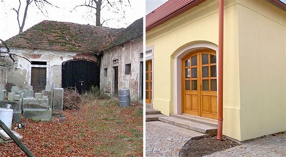 Budova farní stodoly v Roseči, jedné z nejstarších vesnic na Jindřichohradecku,...