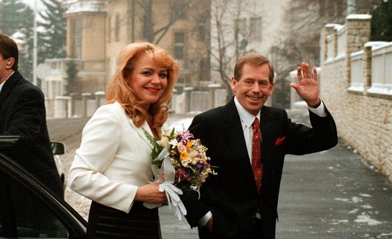 Vclav Havel si vzal Dagmar Vekrnovou v lednu 1997. Obad se jim podailo...