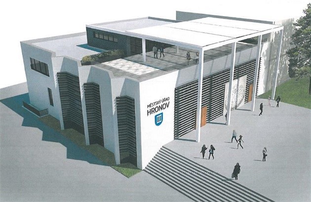 Dostavba Jiráskova divadla v Hronov podle Atelieru Tsunami.