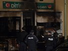 Vypálená turecká meita v Berlín (11. bezna 2018)