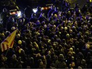 Barcelona. Protesty proti panlské prokuratue, která obalovala tináct...