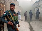 Následky útoky na íitskou meitu v afghánském Herátu (25. bezna 2018)