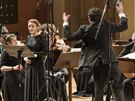 Sopranistka Giulia Semenzato a dirigent Václav Luks pi provedení Händelova...