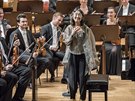 Pianistka Mitsuko Uchida po provedení Schönbergova Klavírního koncertu s eskou...