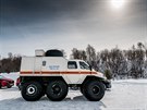 S Mazdou CX-5 pes zamrzlý Bajkal