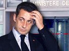 Zadreného Nicolase Sarkozyho v souasnosti vyslýchají v budov ministerstva...