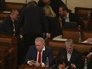 Poslanci na mimoádné schzi Snmovny kvli snaze premiéra Andreje Babie...