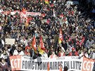 Francii ochromila generální stávka odborá. (22. bezna 2018)