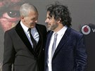 Antonio Banderas a Kenneth Biller na premiéře seriálu Génius: Picasso v Malaze...