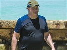 Brendan Fraser na dovolené na Barbadosu (21. března 2018)