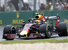 Max Verstappen v kvalifikaci na Velkou cenu Austrálie formule 1.